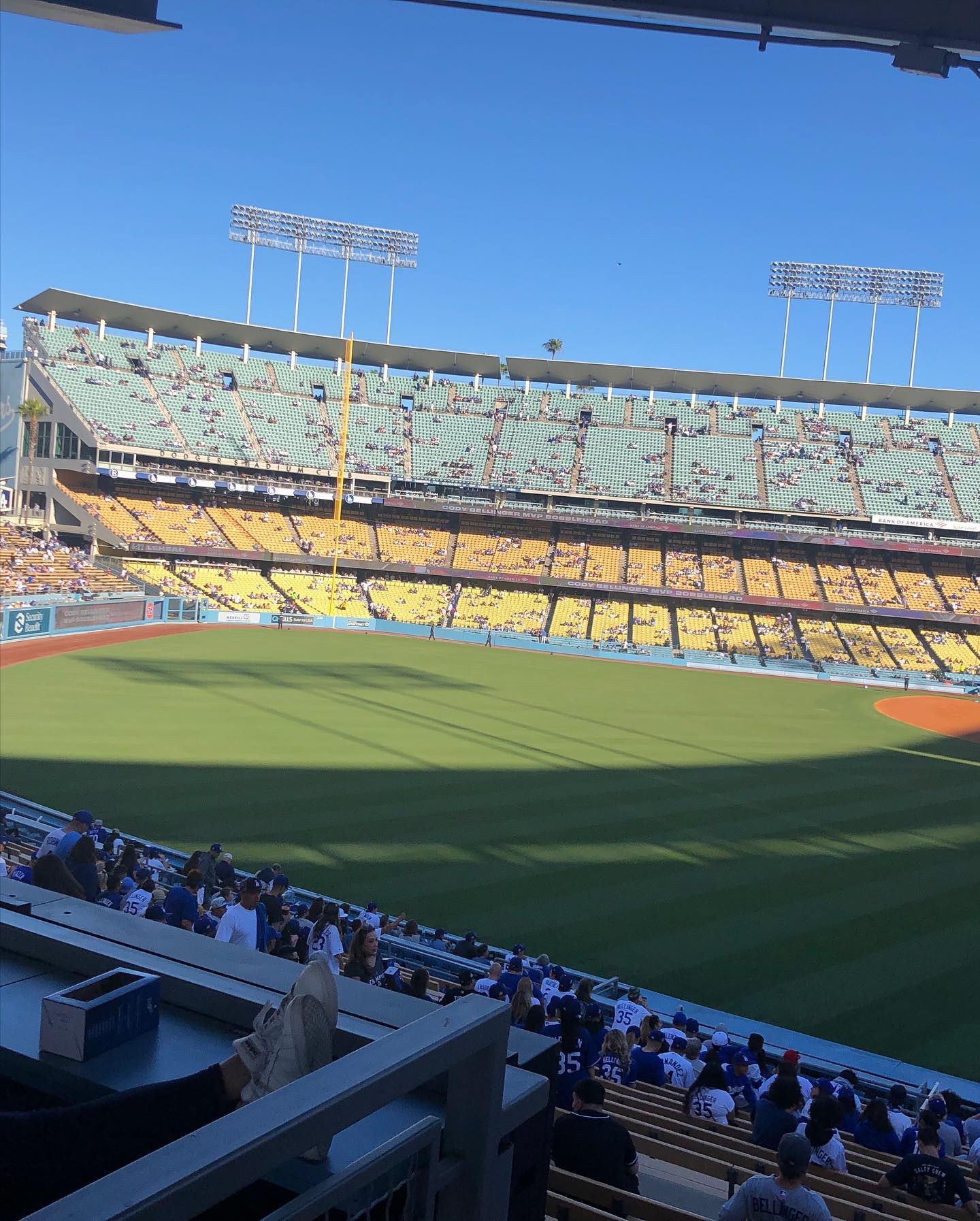 First dodger game of the year