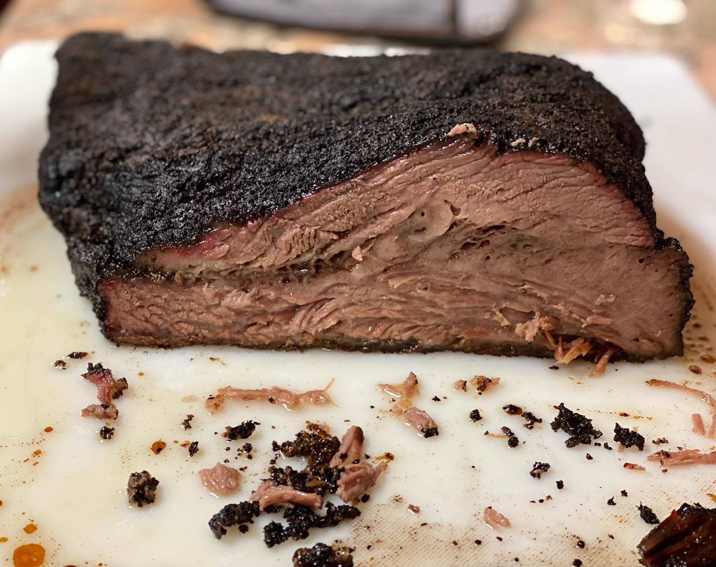 My first smoked brisket