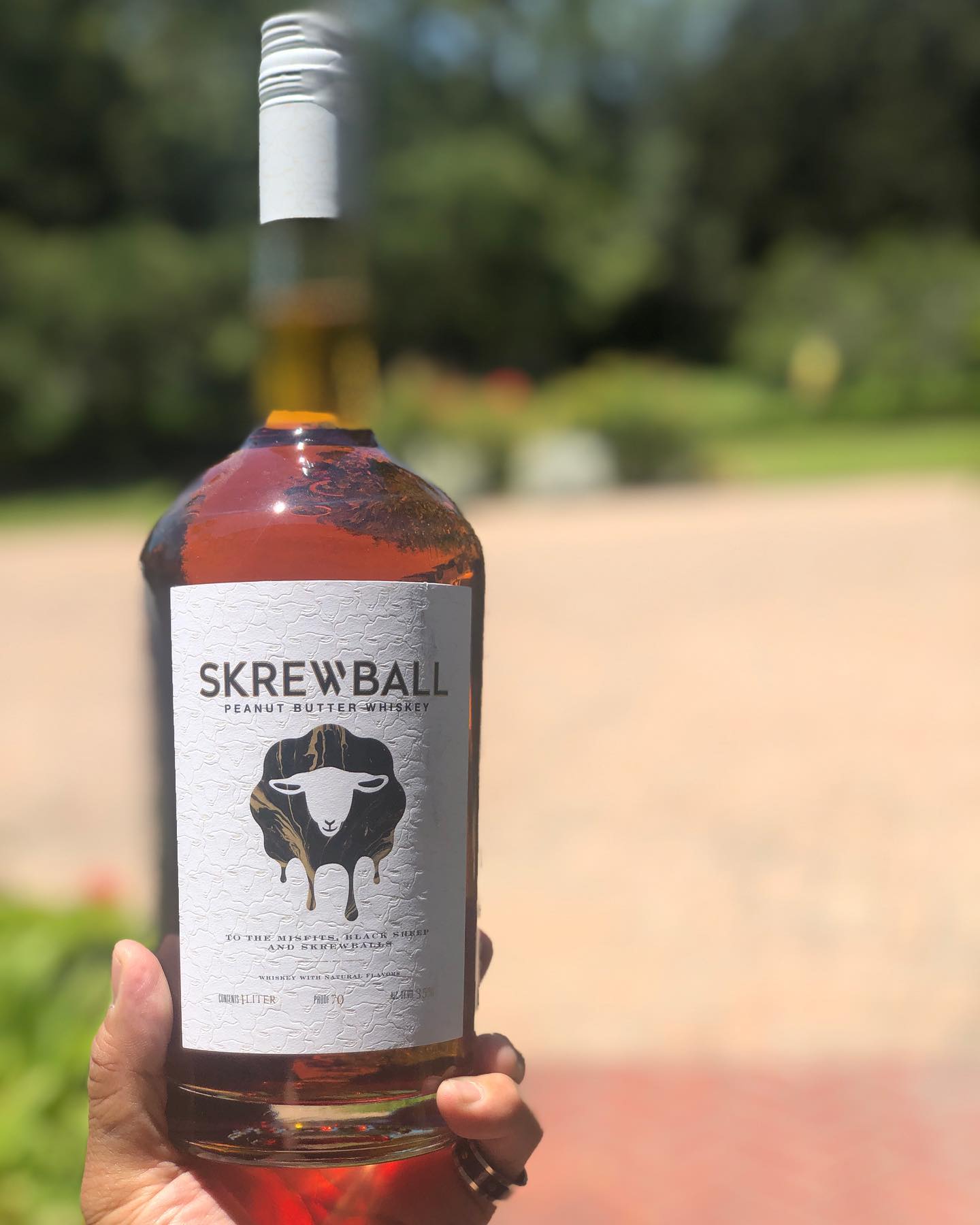 What I am drinking   Peanut butter flavored bourbon whisky