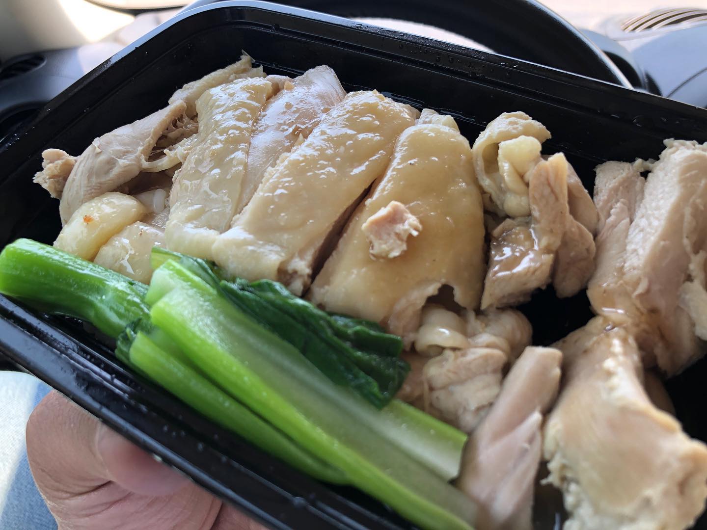 This is the Thai style chicken rice