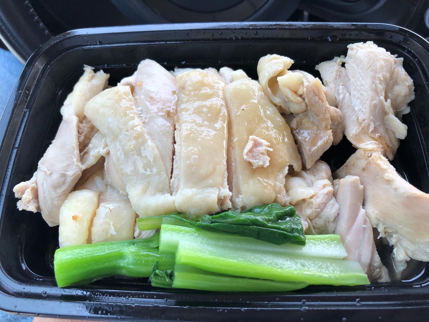 This is the Thai style chicken rice