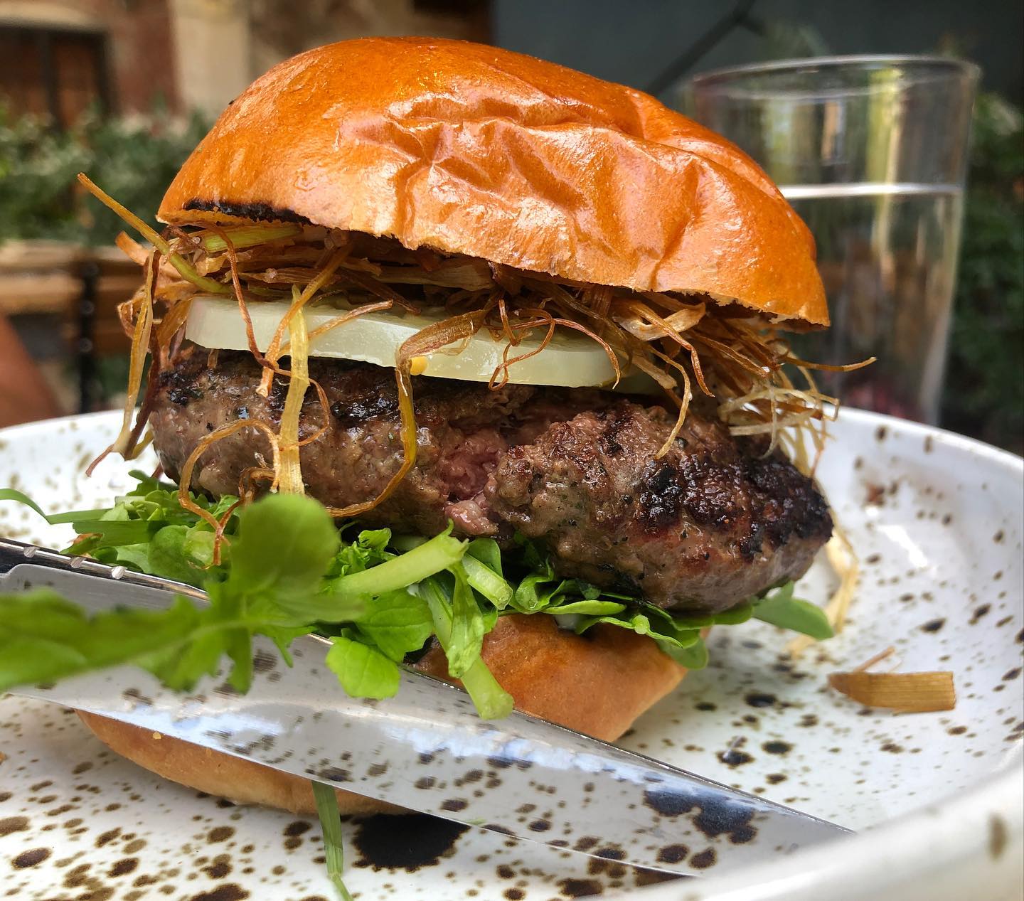 Lunch at Manuela in the arts district in DTLA