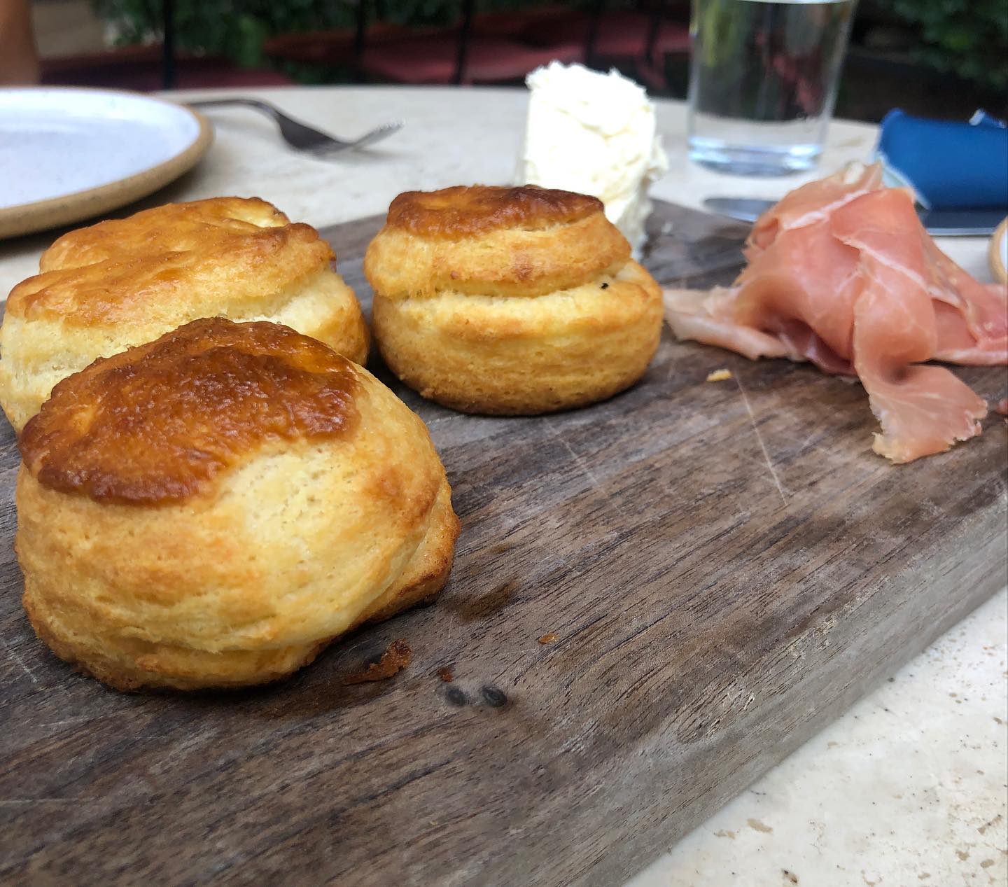 Lunch at Manuela in the arts district in DTLA