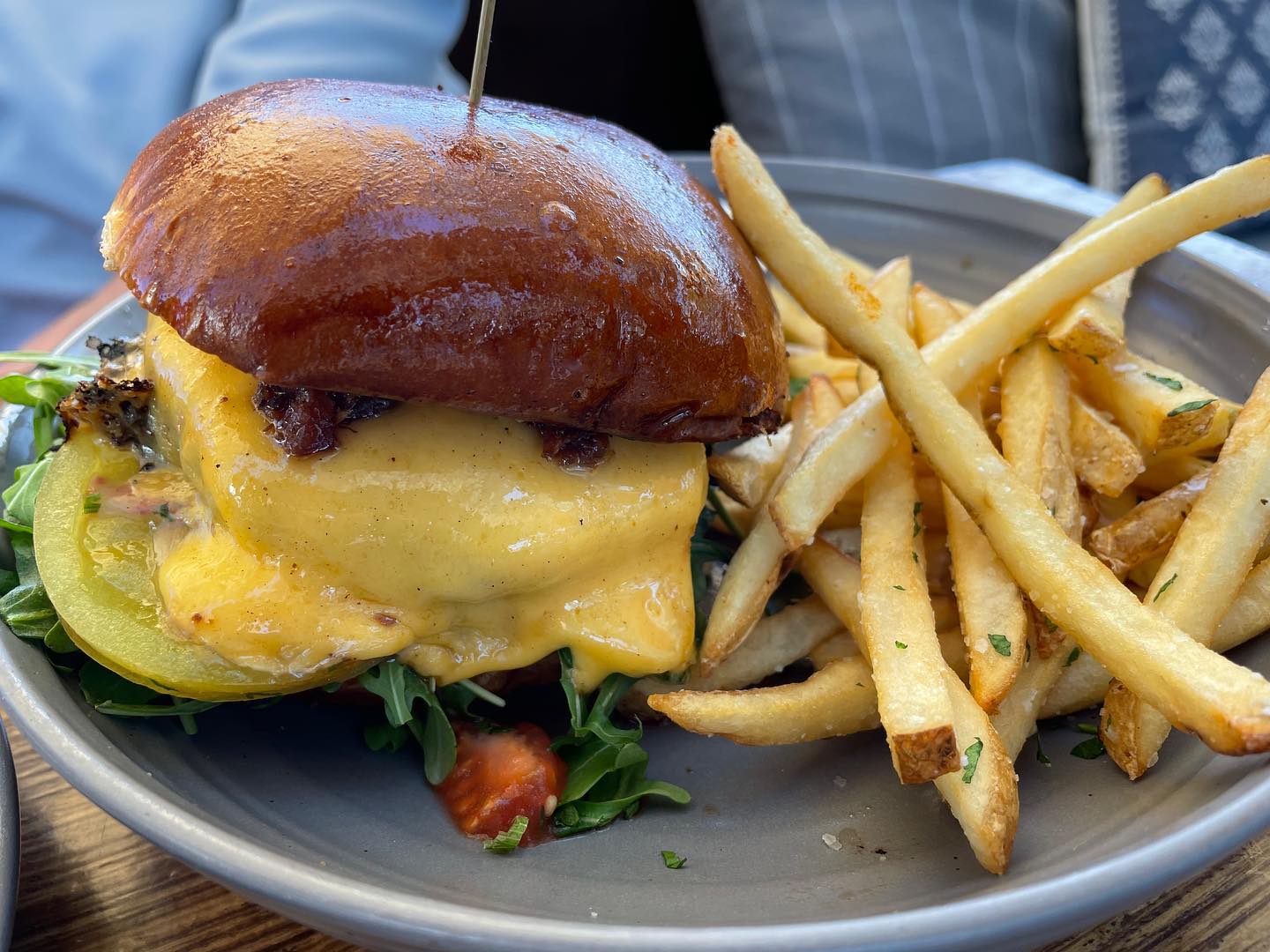 Outdoor brunch at Benchmark in Santa Ana