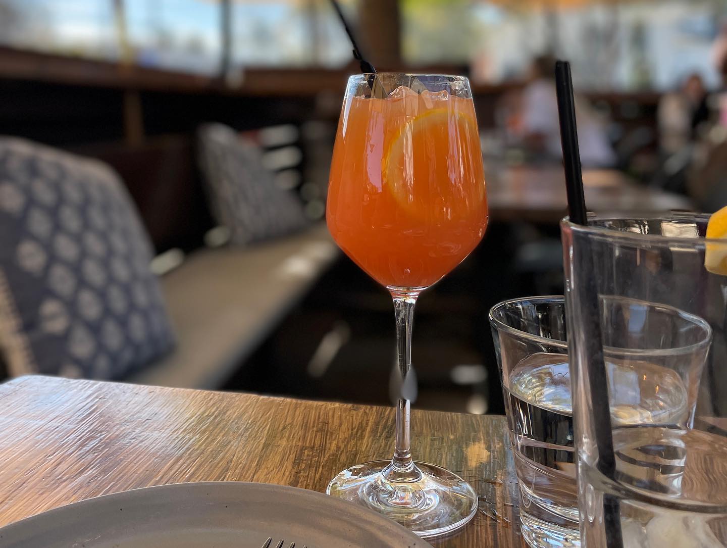 Outdoor brunch at Benchmark in Santa Ana