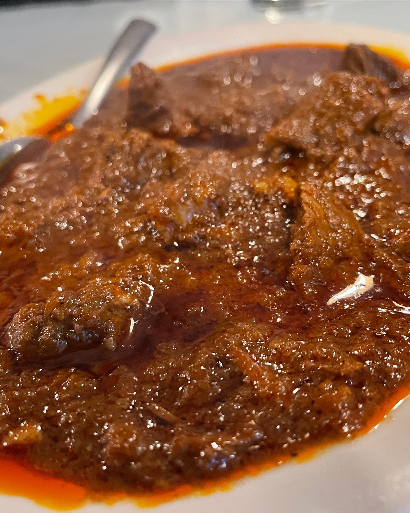 Alicha Beef Wot on the Beef and Veggie Platter at GS Cafe