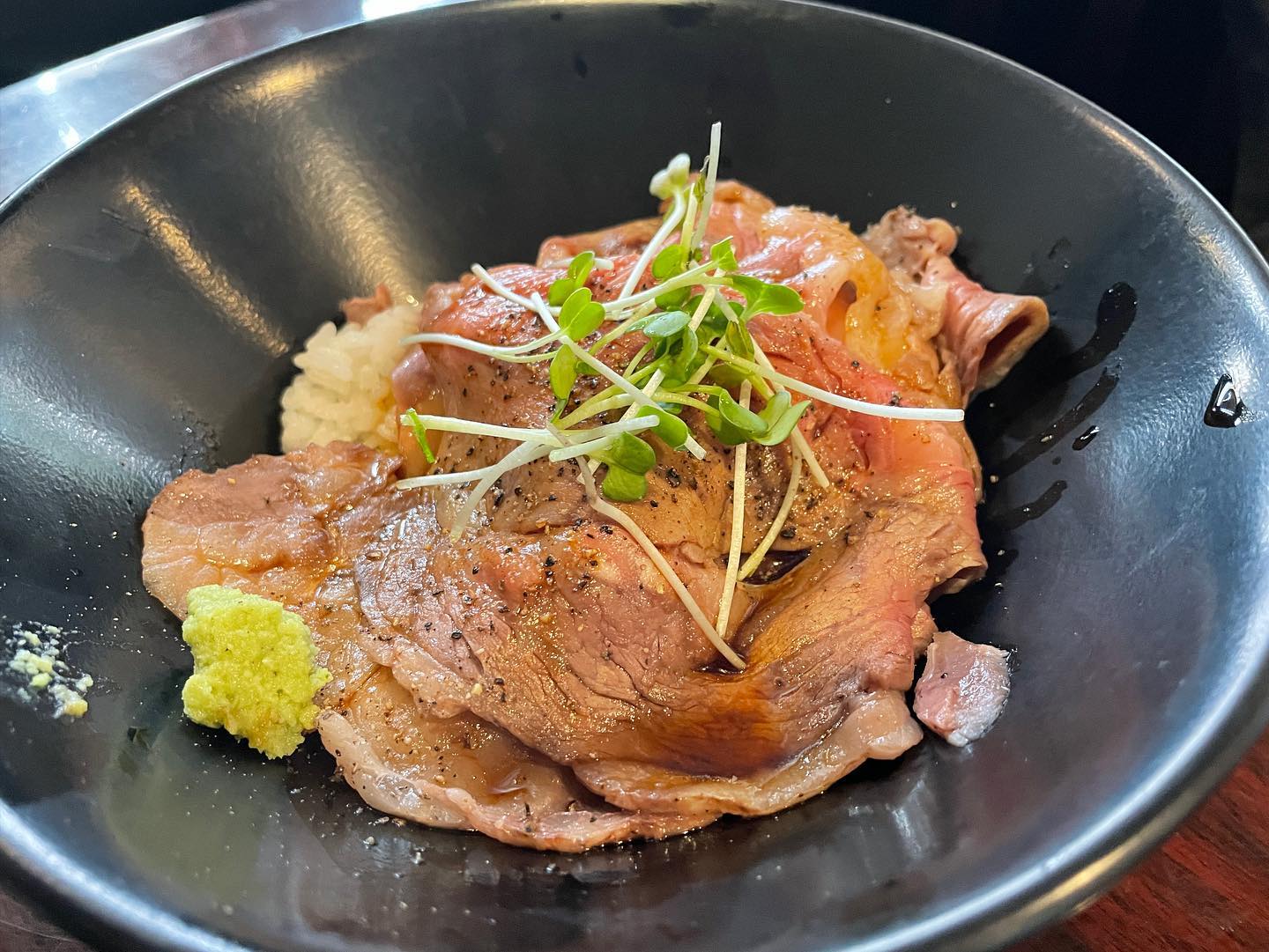 Roast beef set at Wadatsumi in Torrance