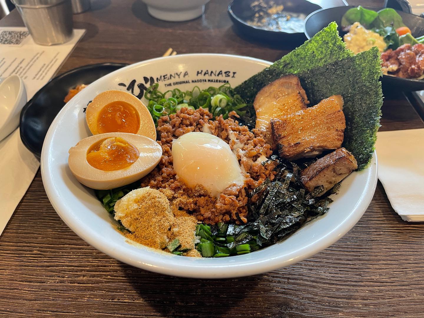 Japanese noodles, mazesoba from Nagoya