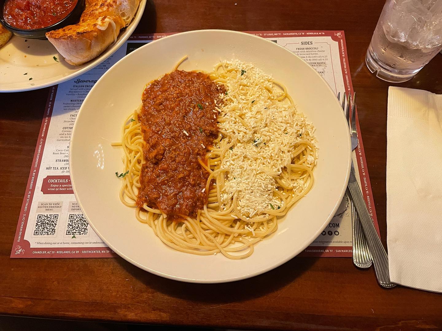 The Arnold Palmer at The Old Spaghetti Factory