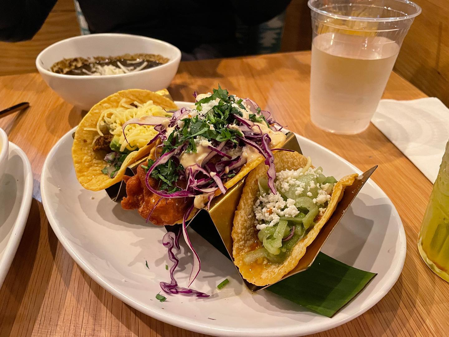 Just some tacos and queso