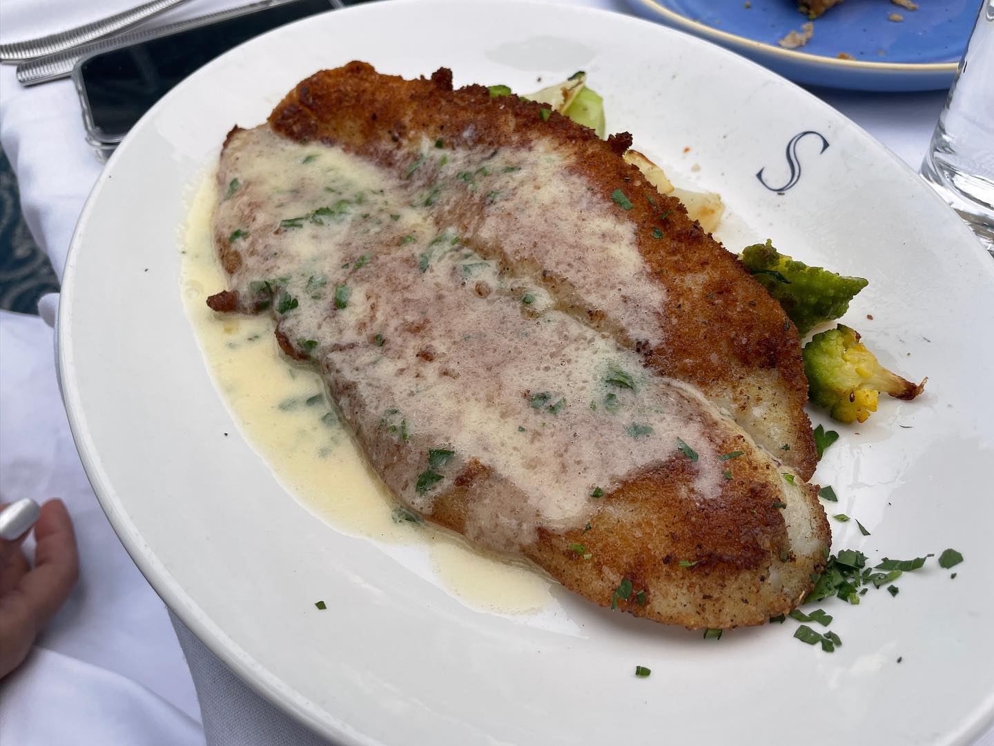 Fish Stew Cioppino and Pablo Crusted Filet of Sole Meunière