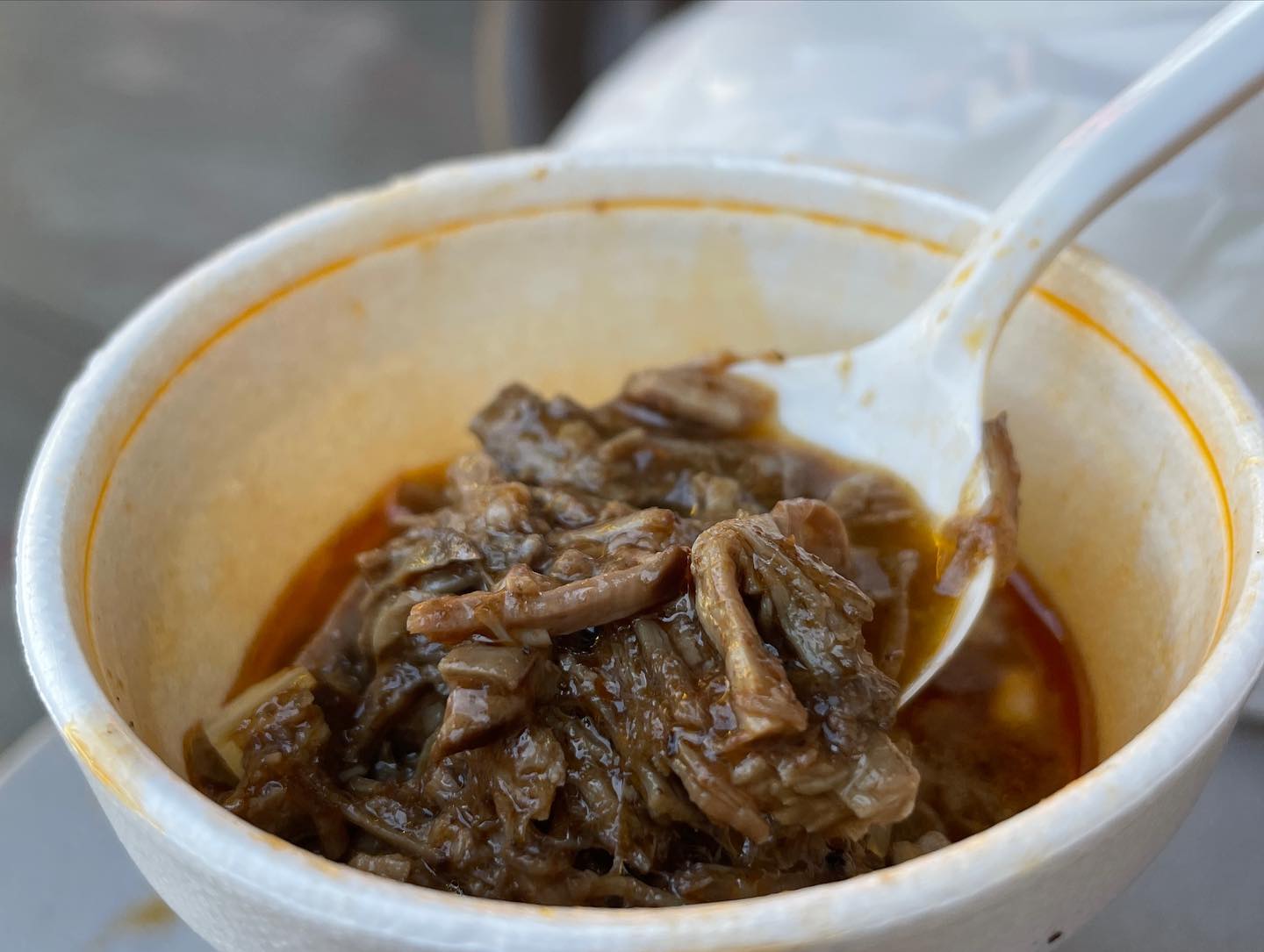 Birria Torta with consume