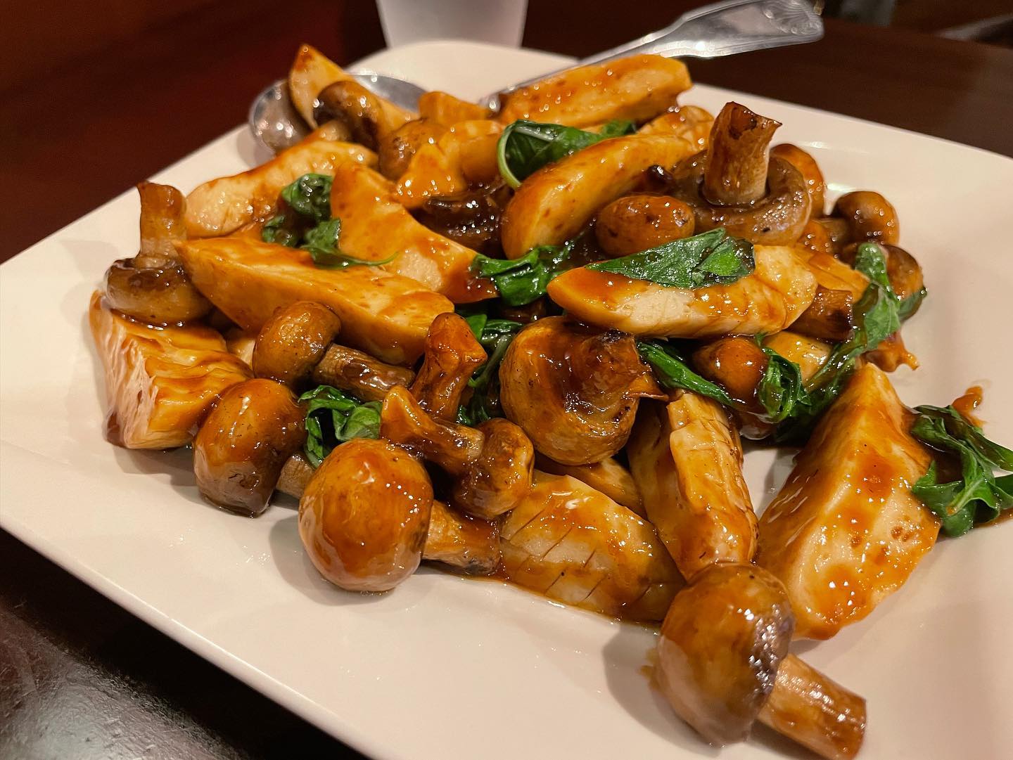 Vegetarian meal at Vege Paradise