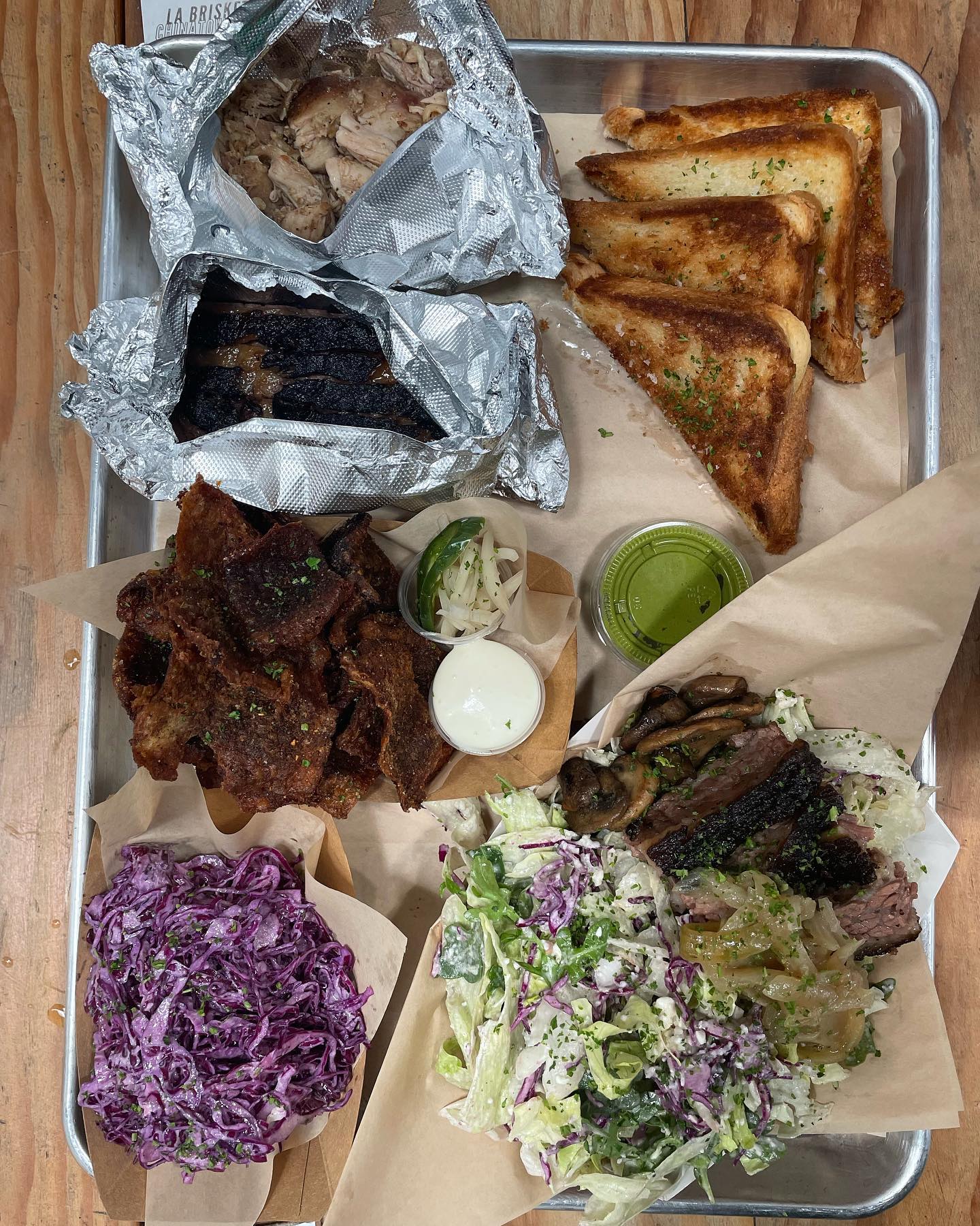 Weekend brunch with friends at LA Brisket