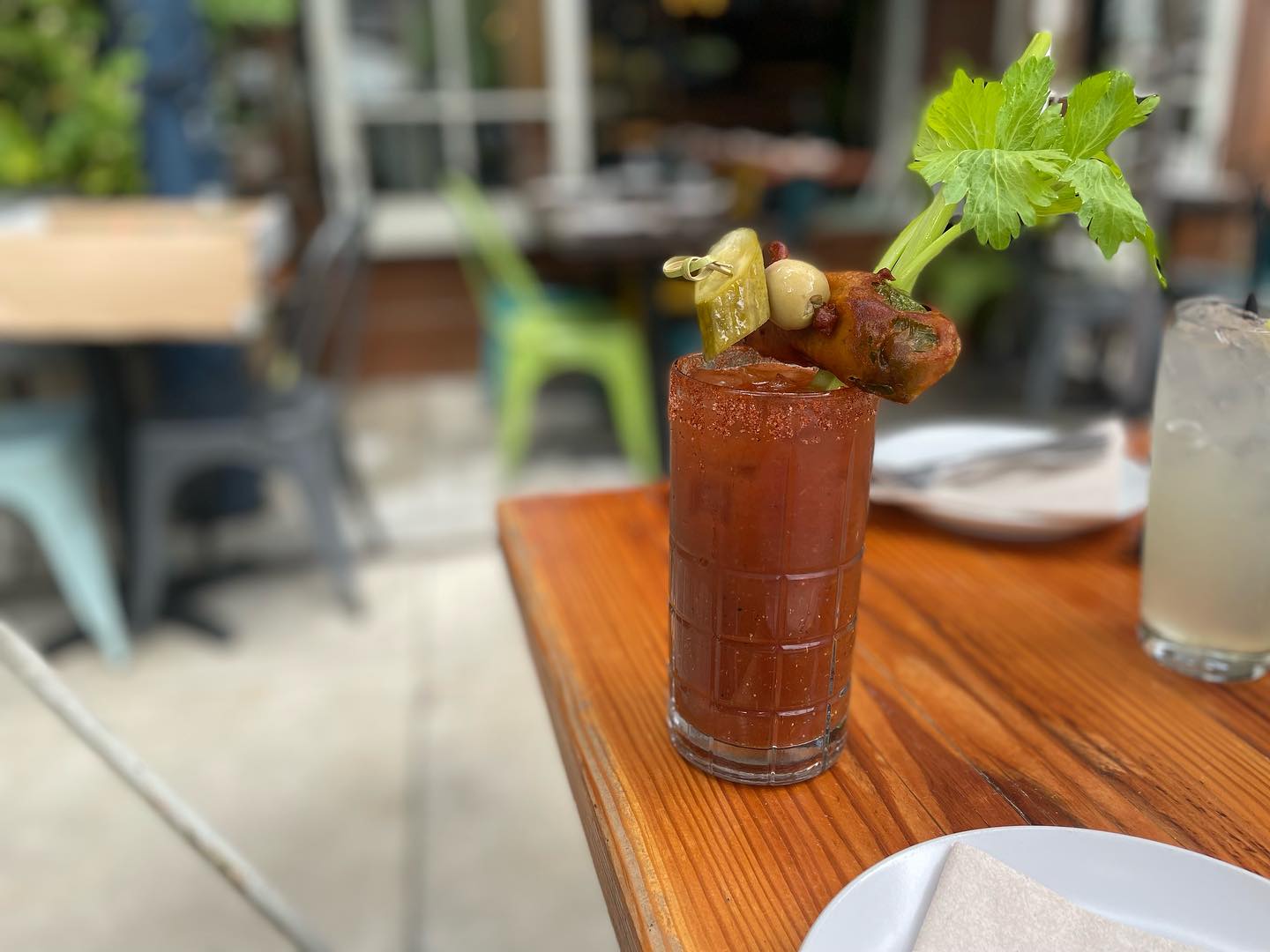 Lunch with classmates in Old Town Pasadena