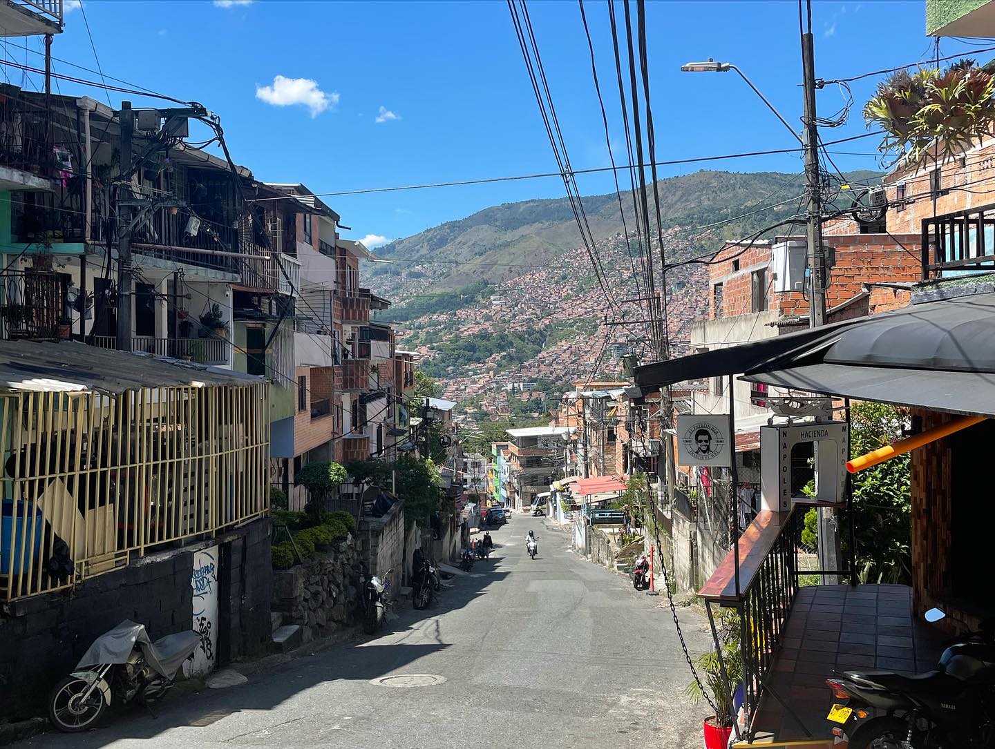 We got to see the sites where Pablo Escobar was part of Medellin