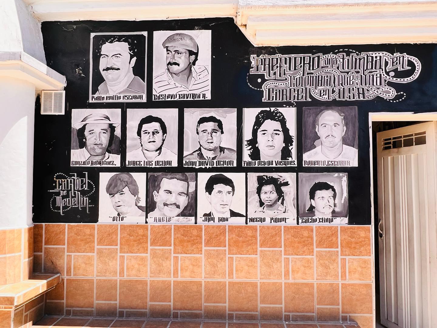 We got to see the sites where Pablo Escobar was part of Medellin