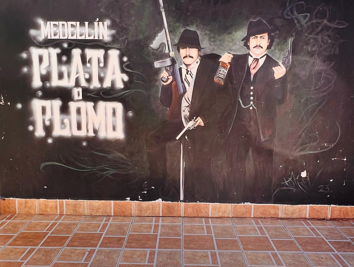 We got to see the sites where Pablo Escobar was part of Medellin