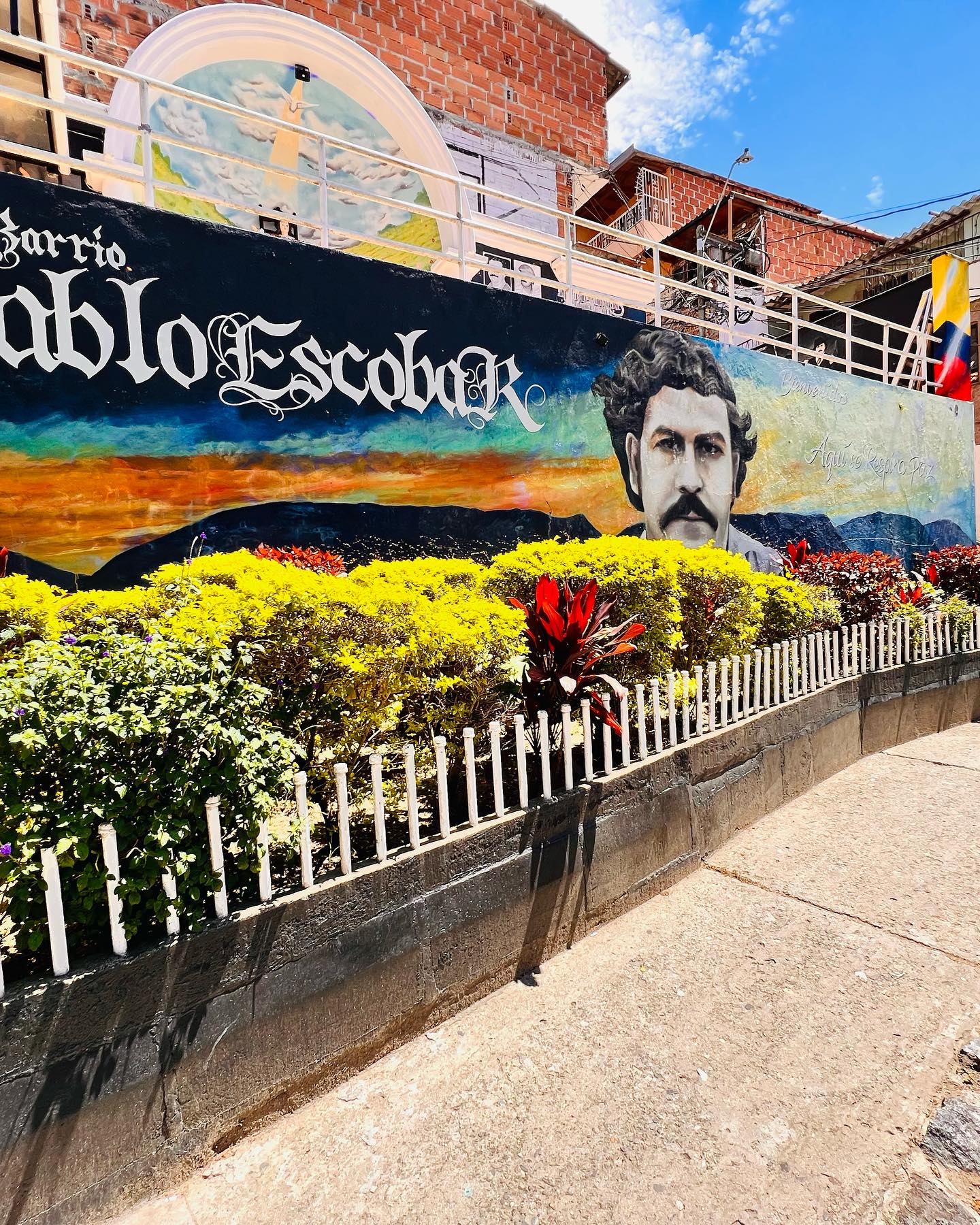 We got to see the sites where Pablo Escobar was part of Medellin