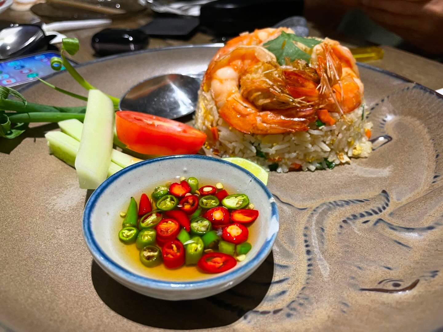 Thai food at Supanniga - a Michelin rated restaurant