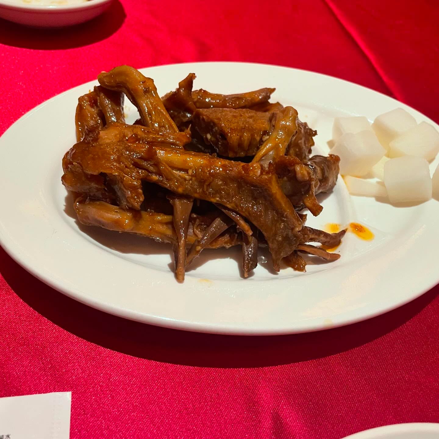 Roast duck at Silk Place