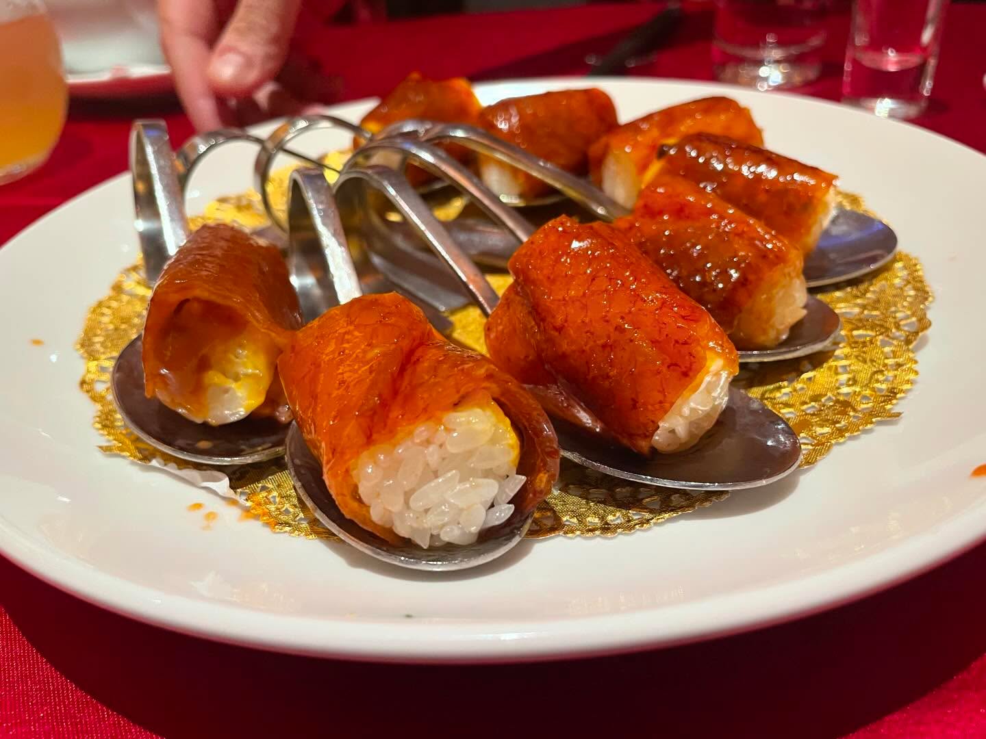 Roast duck at Silk Place