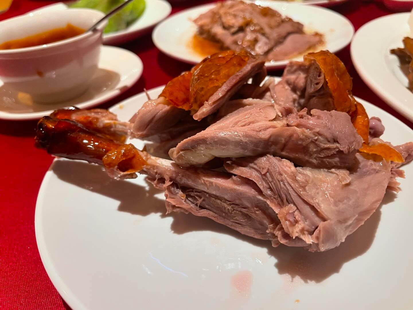 Roast duck at Silk Place