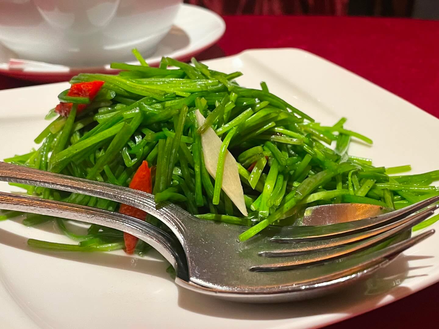 Roast duck at Silk Place