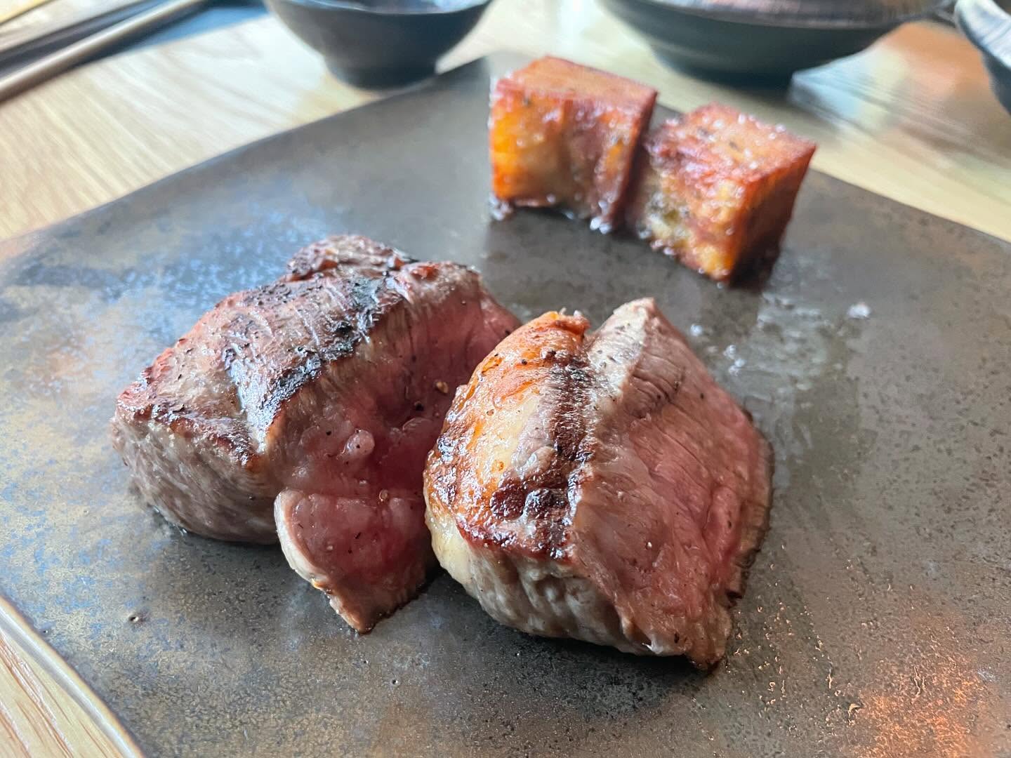 Bone marrow and beef at NIKU X