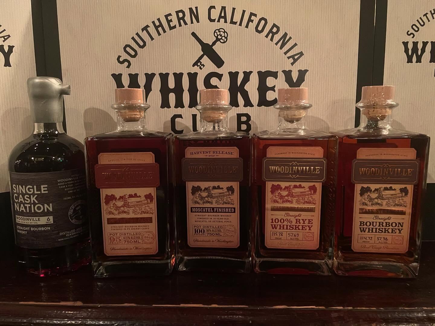Woodinville Whiskey tasting with the Southern California Whiskey Club