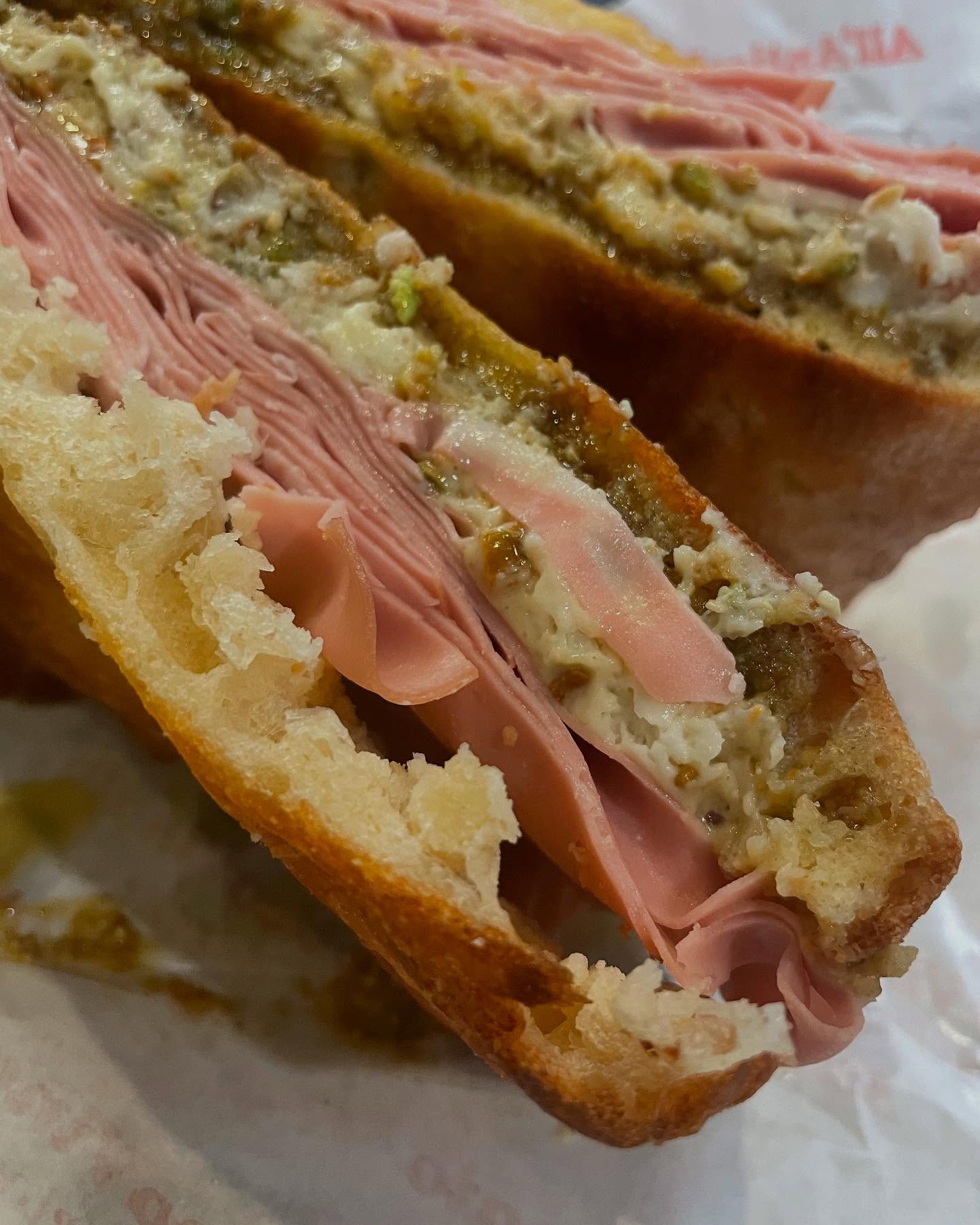 Really good sandwich from All'Antico Vinaio