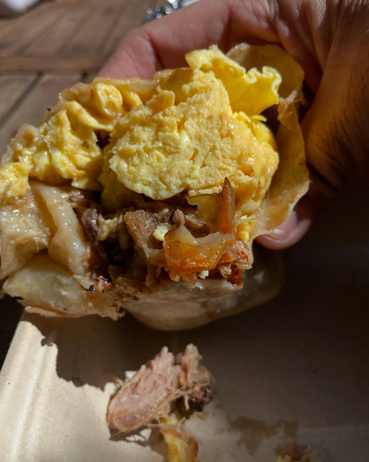 Breakfast burritos at BBAD in Pasadena