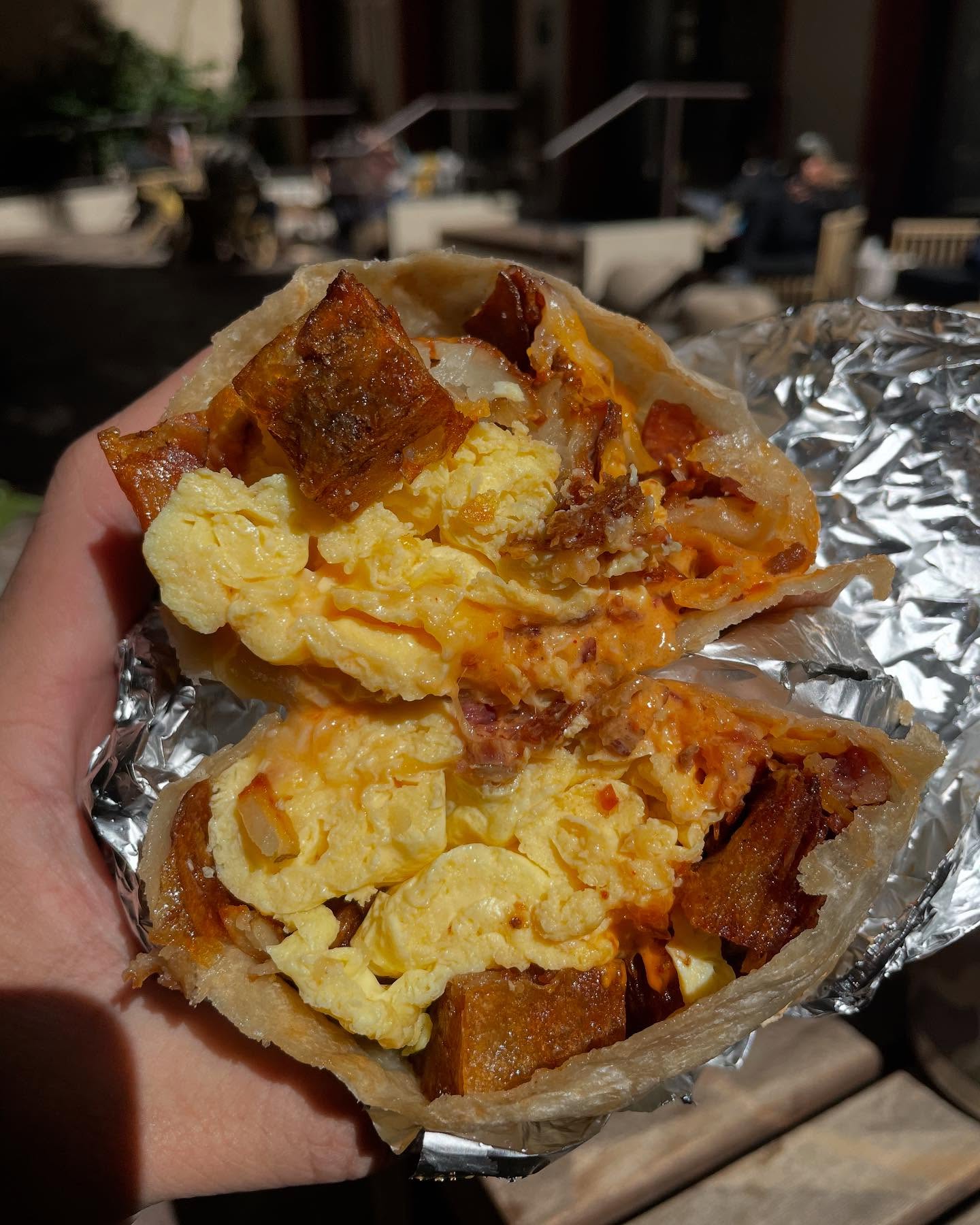Breakfast burritos at BBAD in Pasadena