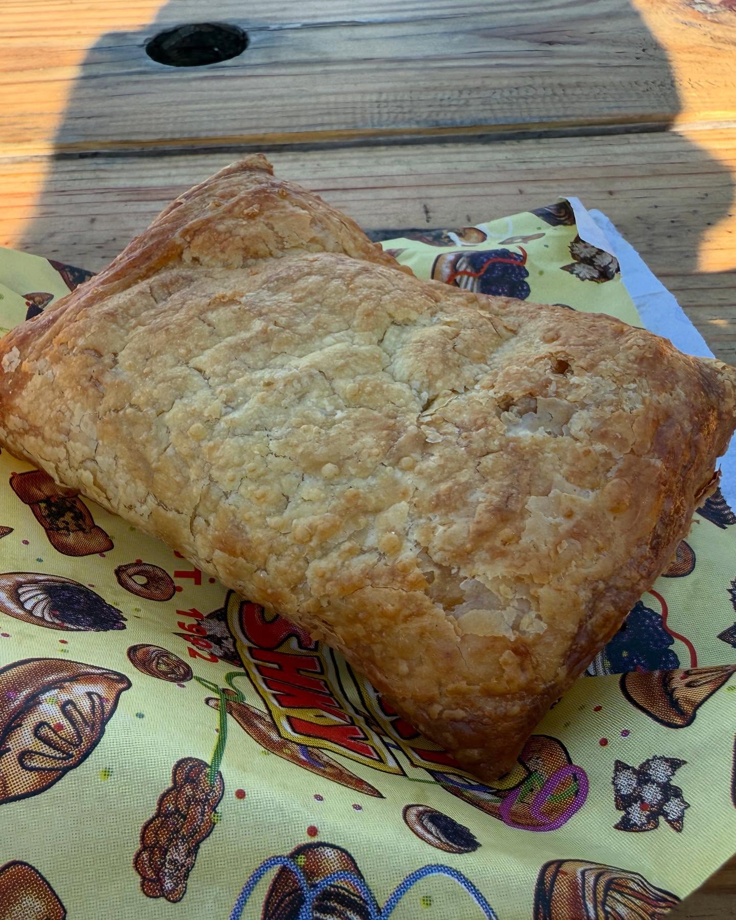 Handheld meat pies from Piroshky Piroshky at Pike Place