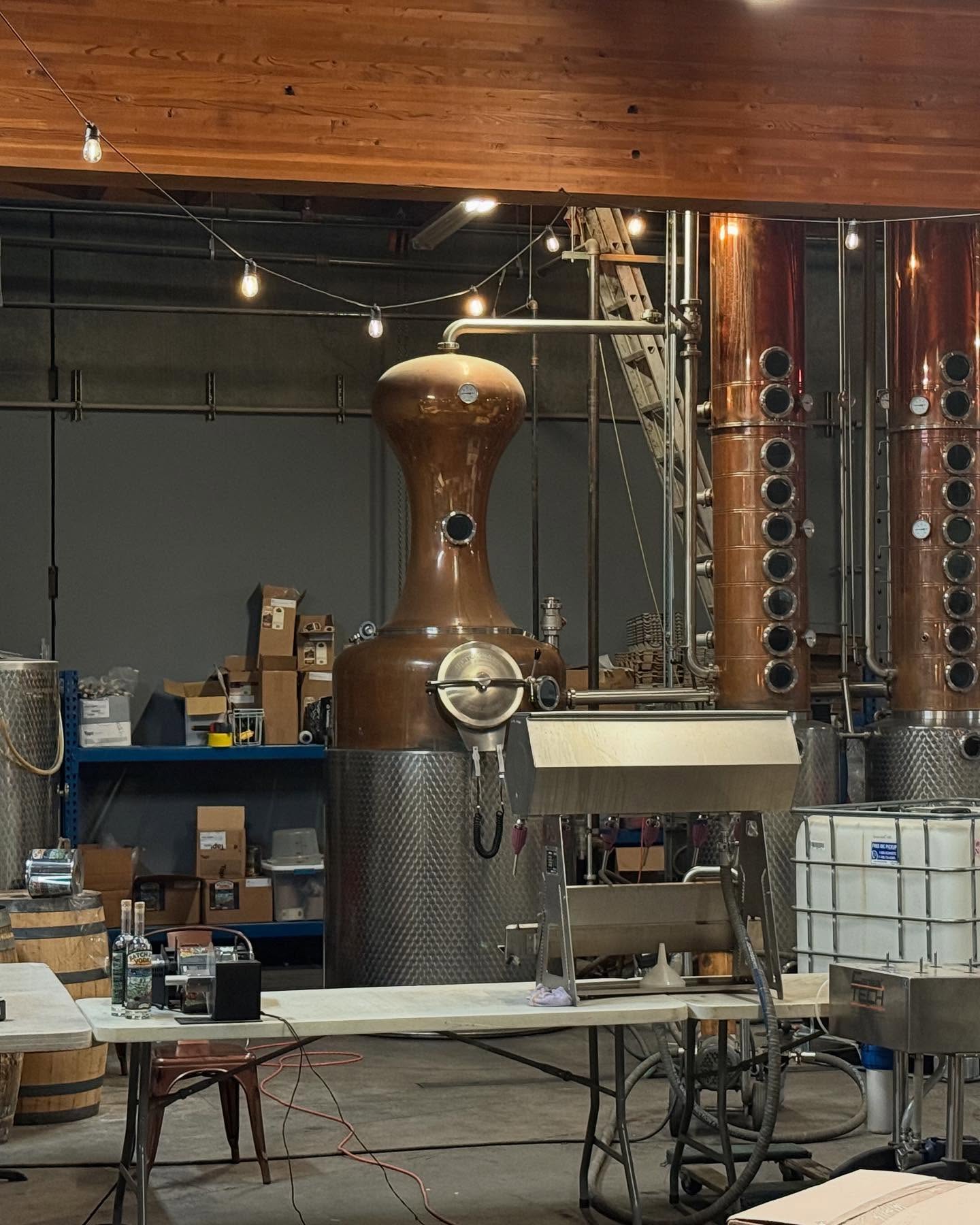 American Whiskey Maker -  with their Cool tasting room with pretty good pizza...