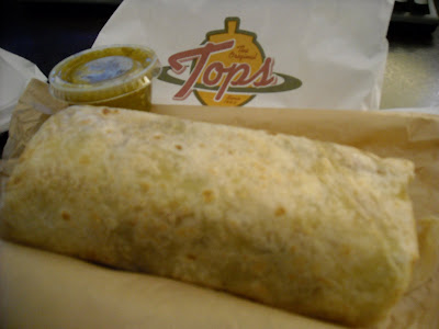 My Favorite Breakfast Burrito from Tops, Pasadena